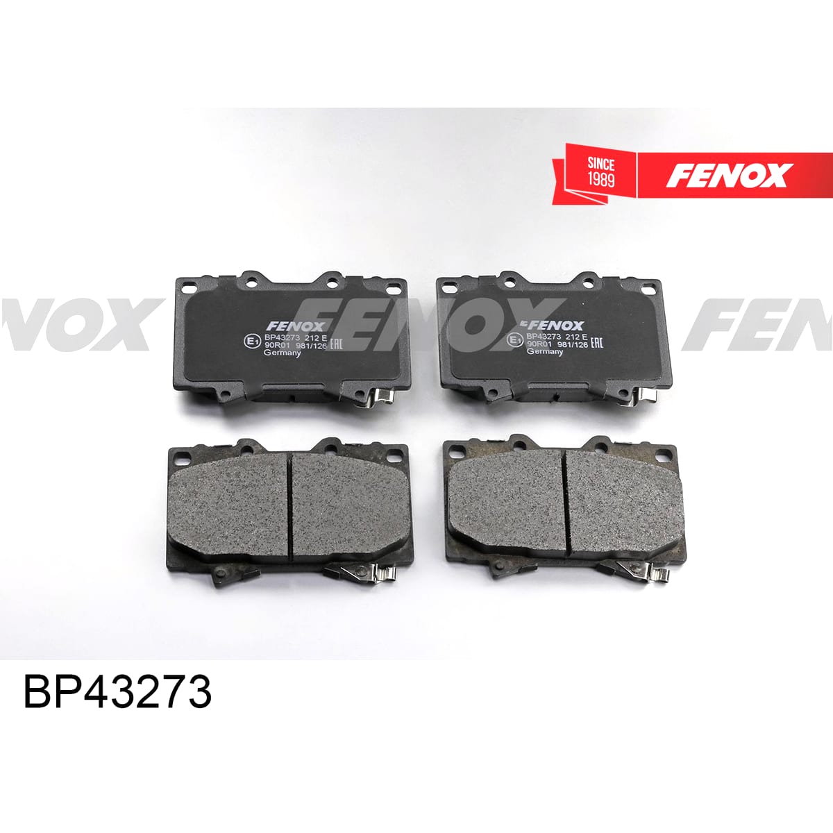 Деталь Колодки тормозные дисковые FENOX