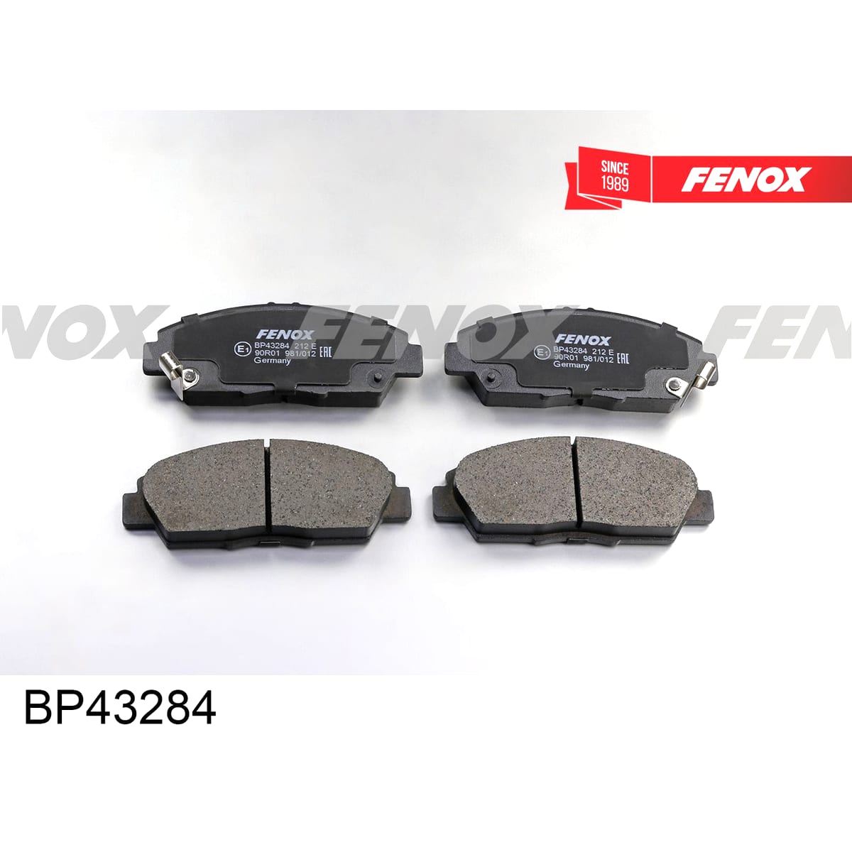Деталь Колодки тормозные дисковые FENOX