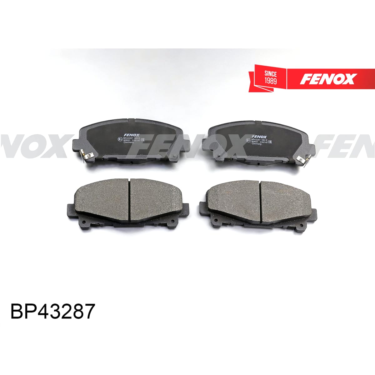 Деталь Колодки тормозные дисковые FENOX