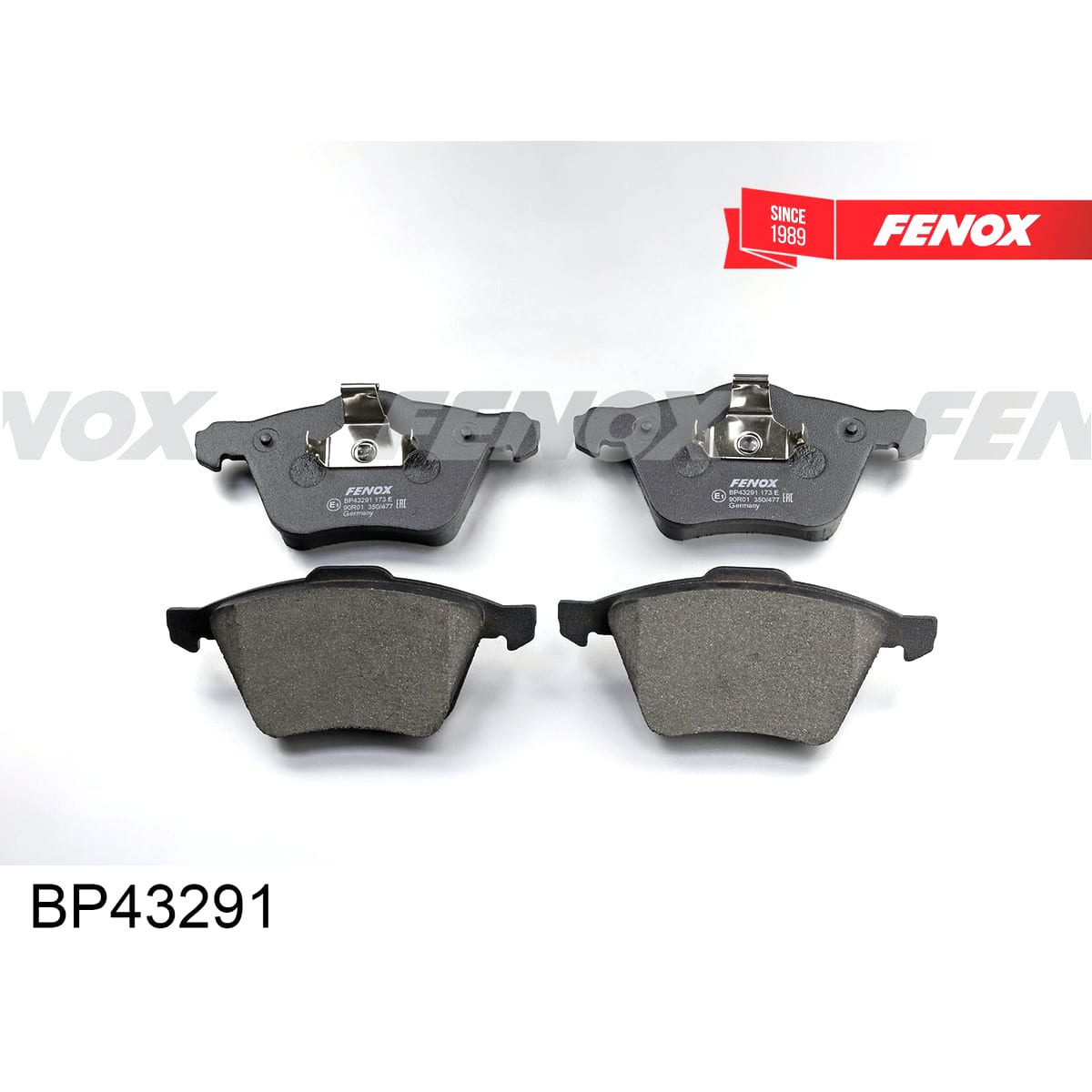 Деталь Колодки тормозные дисковые FENOX
