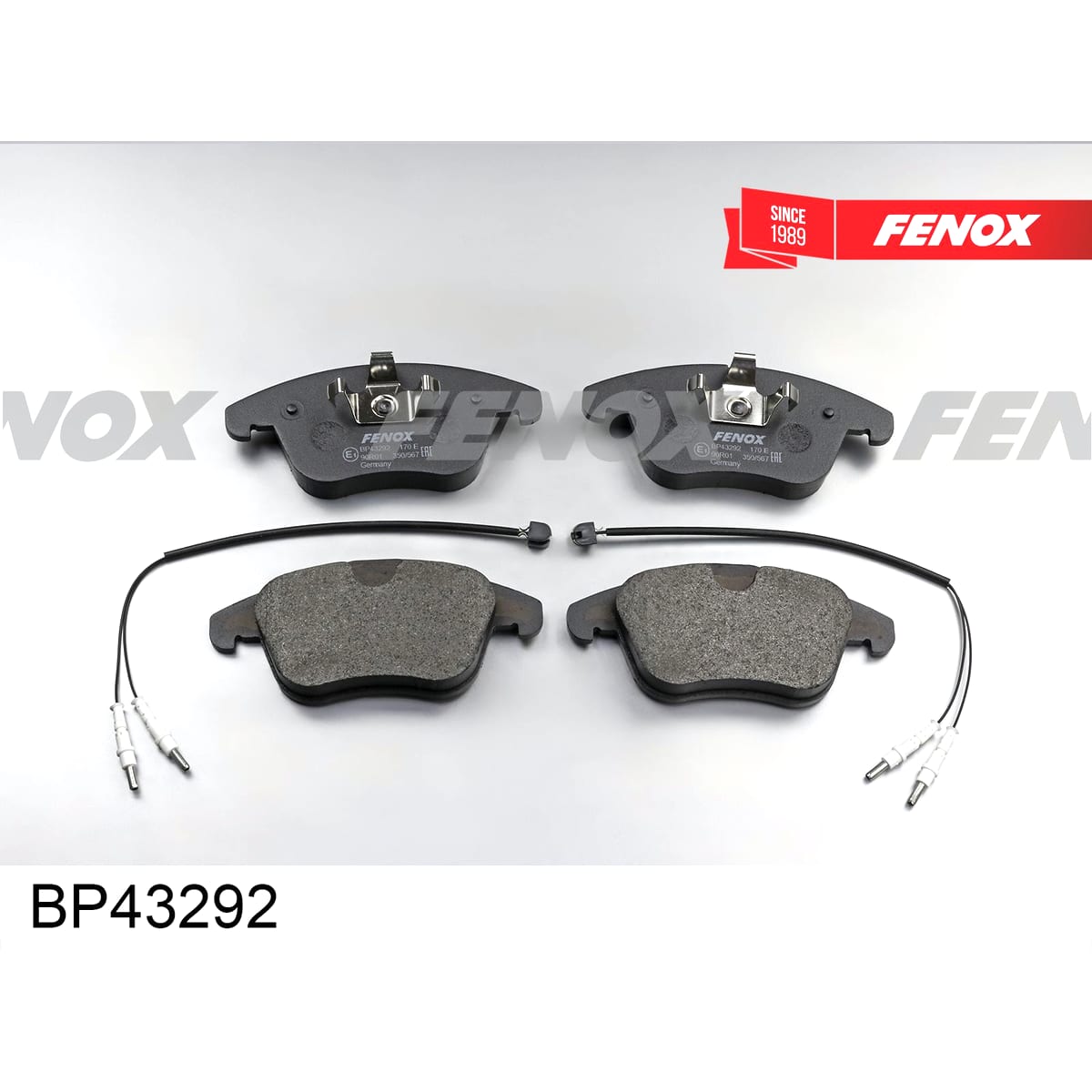 Деталь Колодки тормозные дисковые FENOX