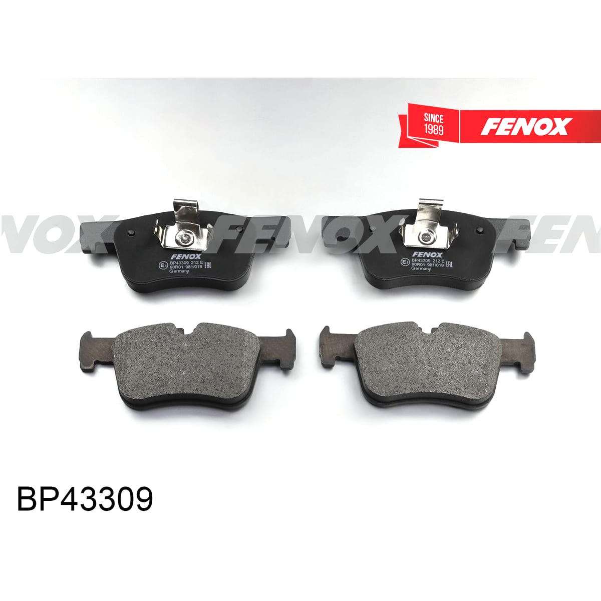 Деталь Колодки тормозные дисковые FENOX