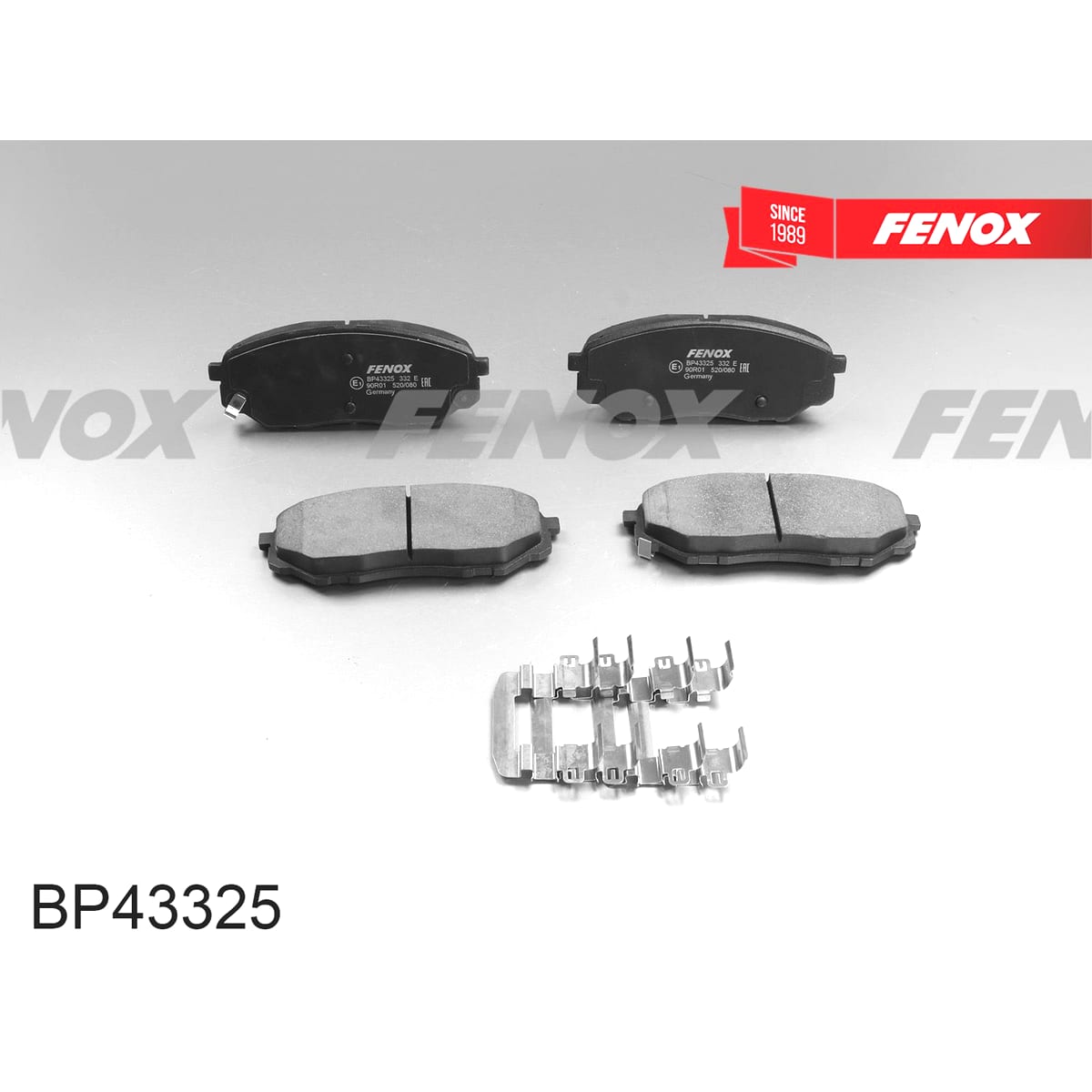 Деталь Колодки тормозные дисковые FENOX