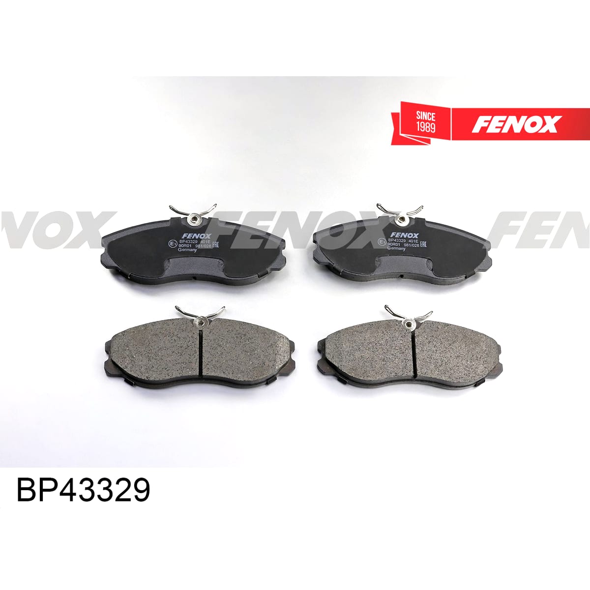 Деталь Колодки тормозные дисковые FENOX