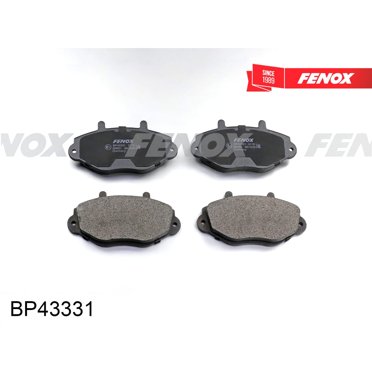 Деталь Колодки тормозные дисковые FENOX