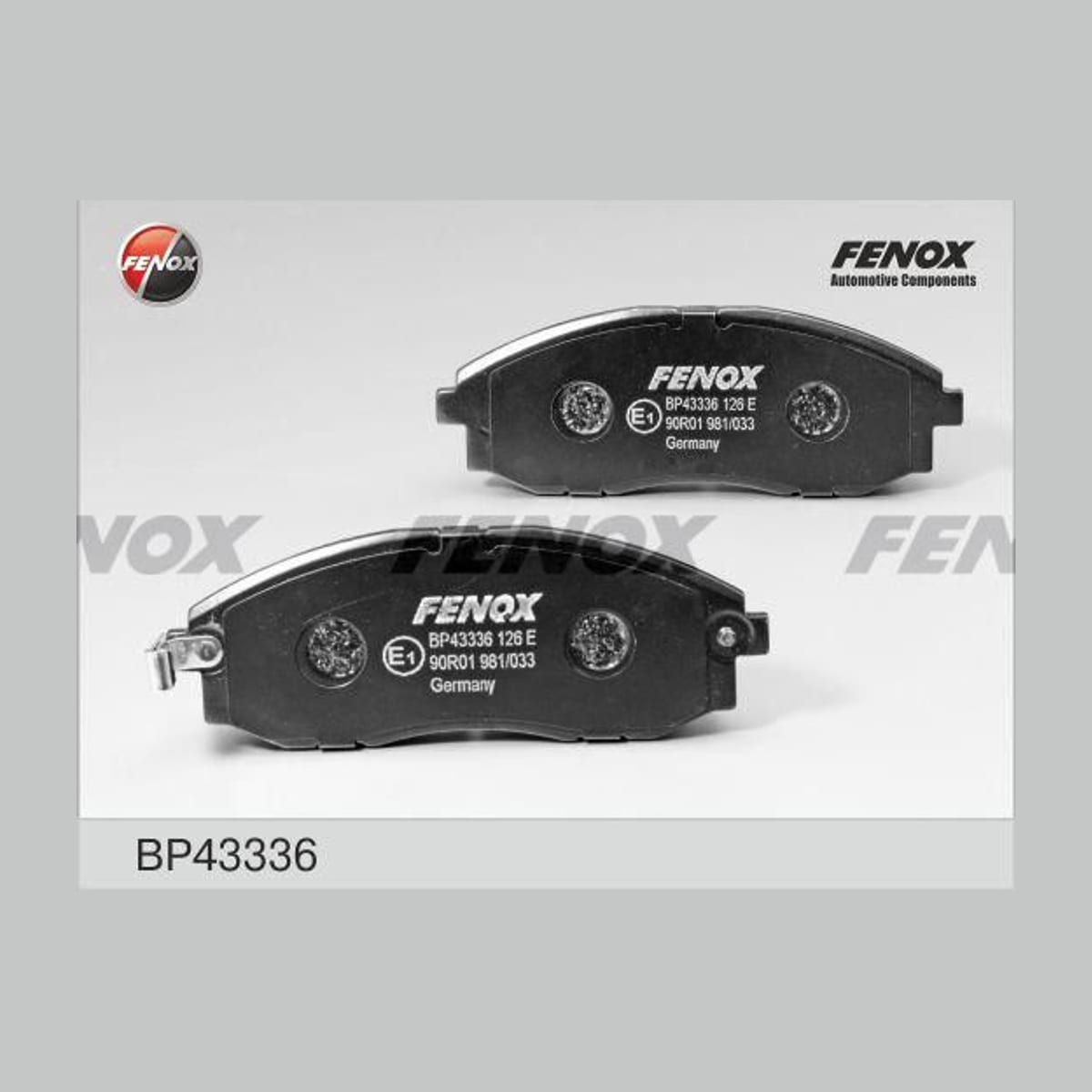 FENOX Колодки тормозные дисковые