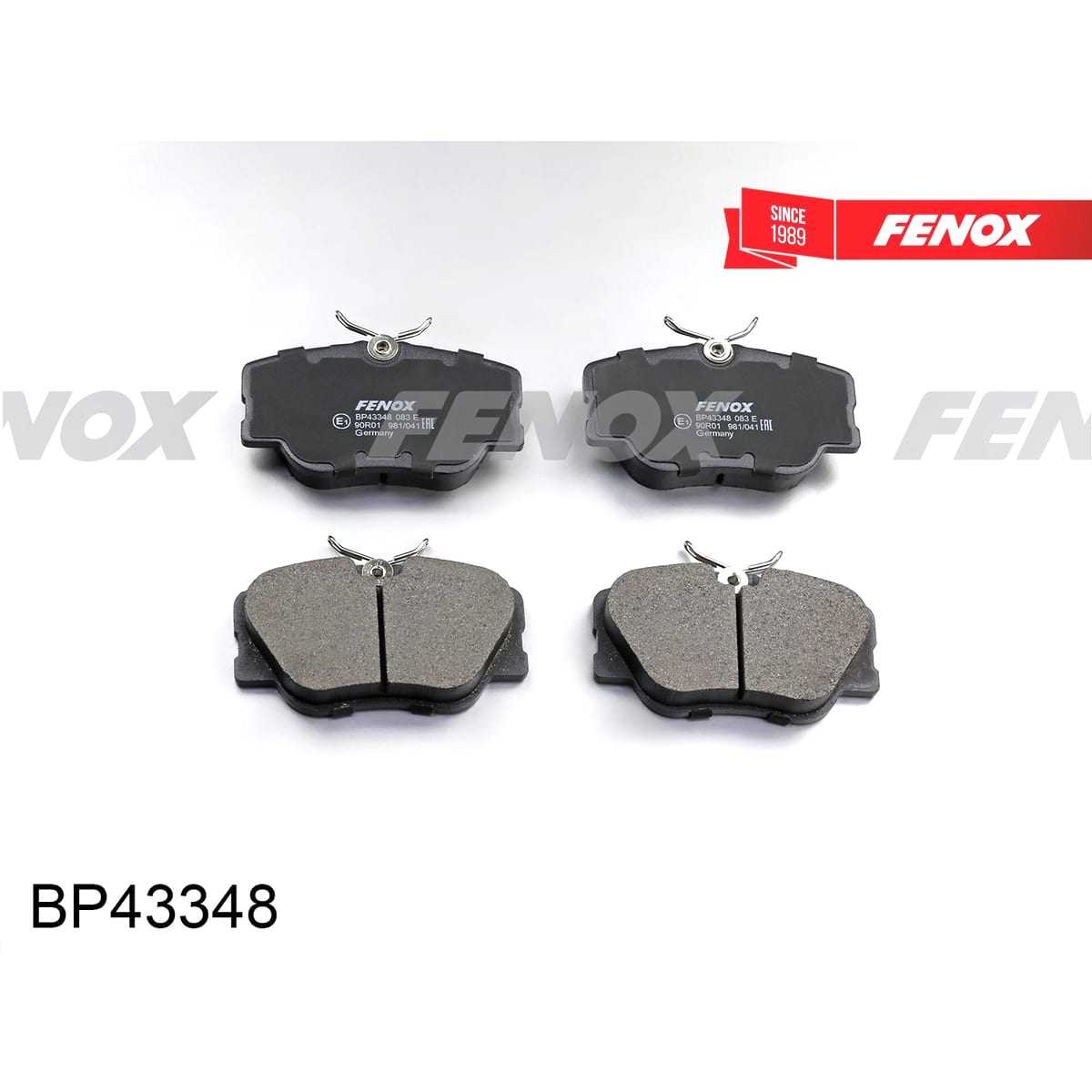 Деталь Колодки тормозные дисковые FENOX