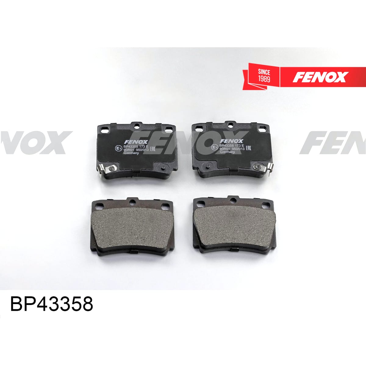 Деталь Колодки тормозные дисковые FENOX