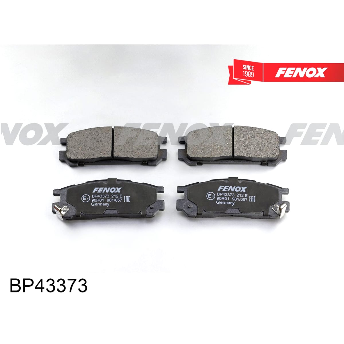 Деталь Колодки тормозные дисковые FENOX