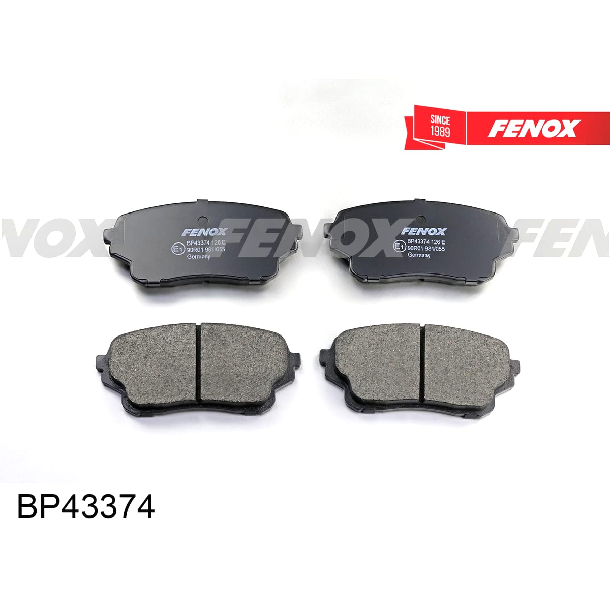 FENOX Колодки тормозные дисковые