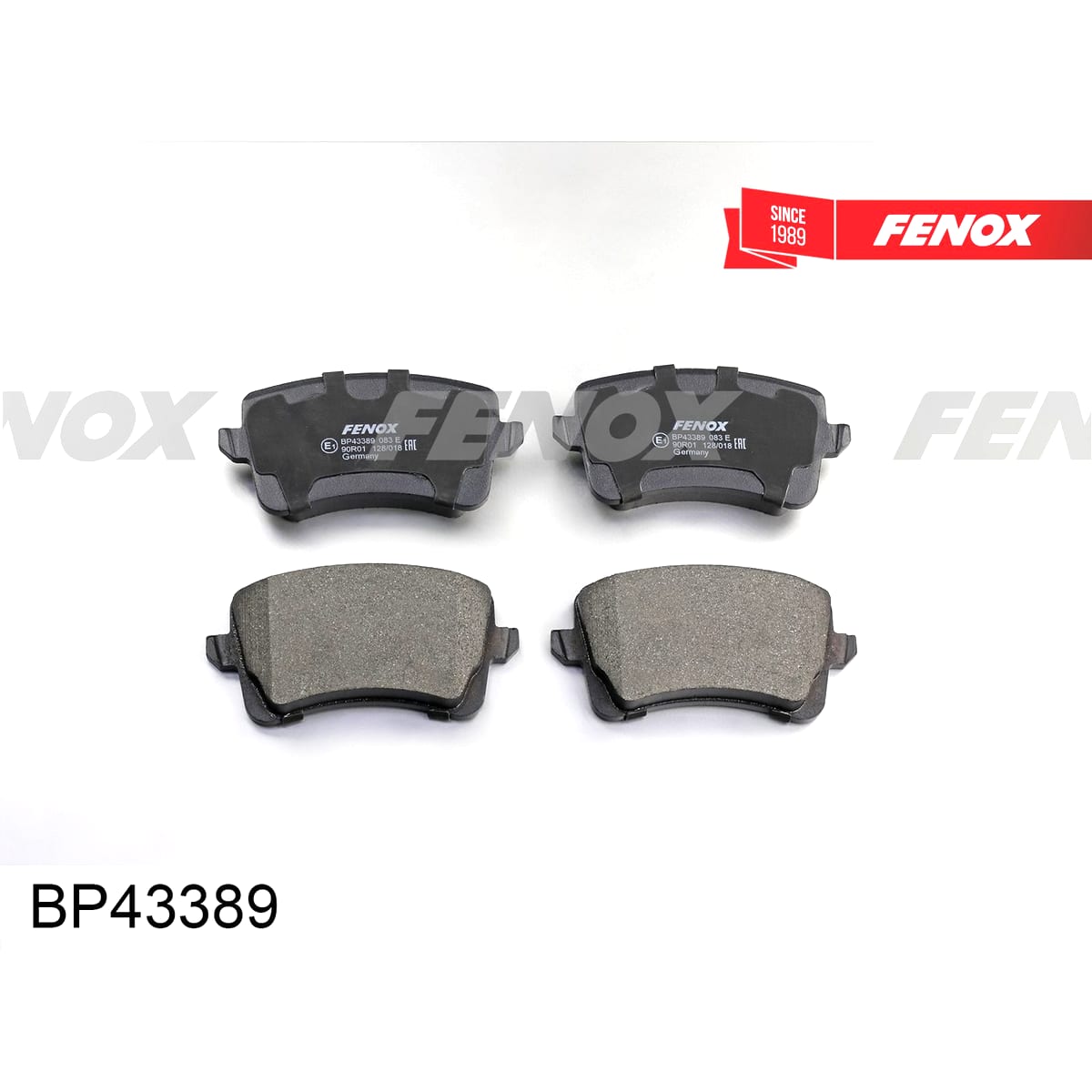 Деталь Колодки тормозные дисковые FENOX
