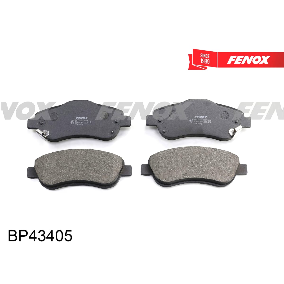 Деталь Колодки тормозные дисковые FENOX