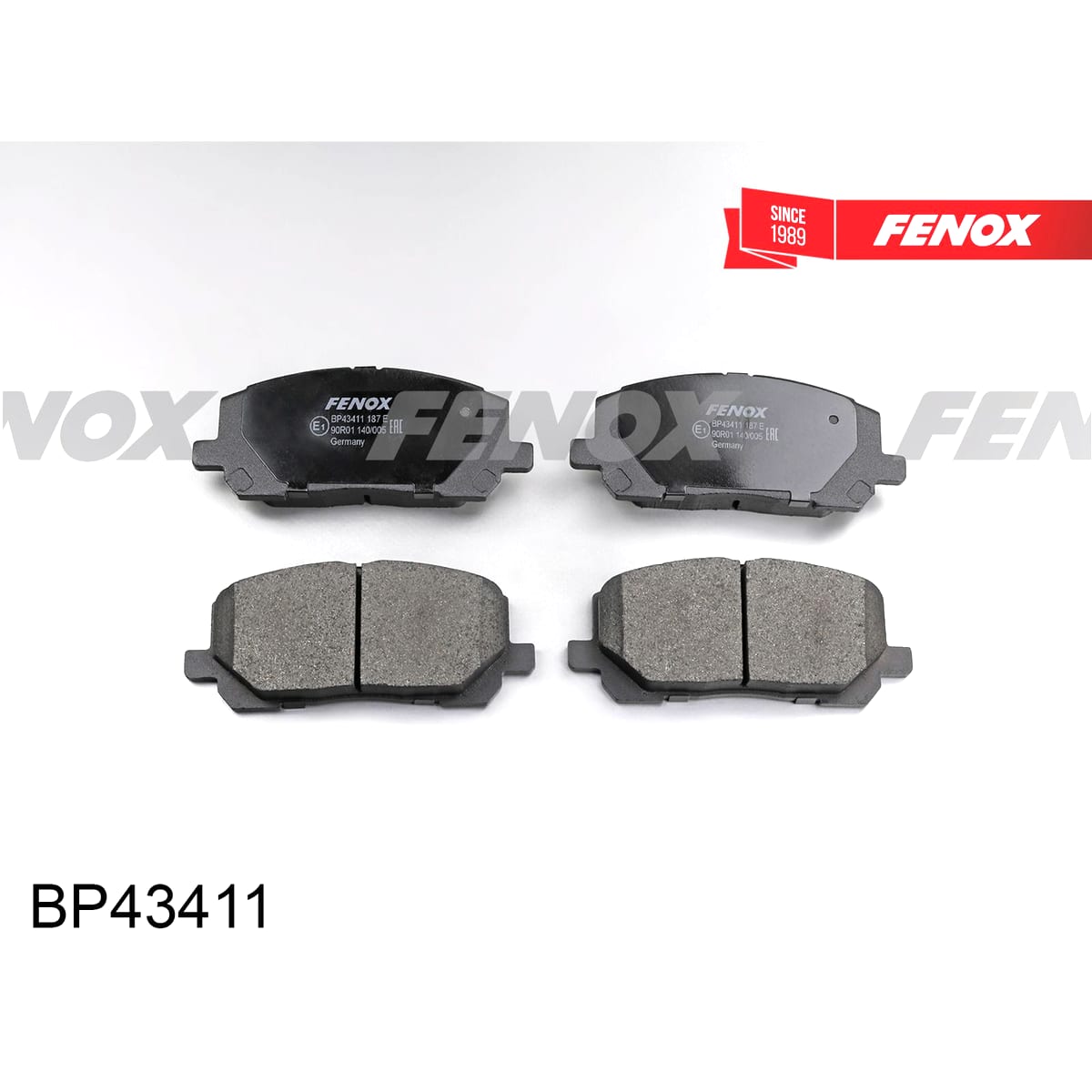 Деталь Колодки тормозные дисковые FENOX