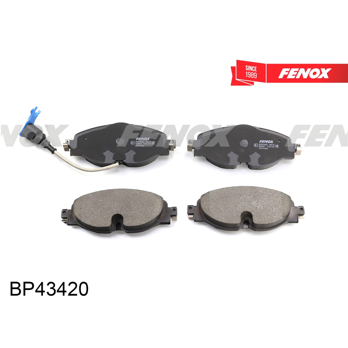Деталь Колодки тормозные дисковые FENOX