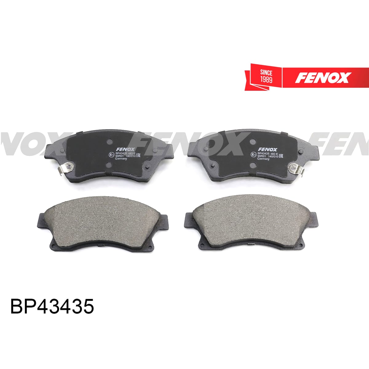 Деталь Колодки тормозные дисковые FENOX
