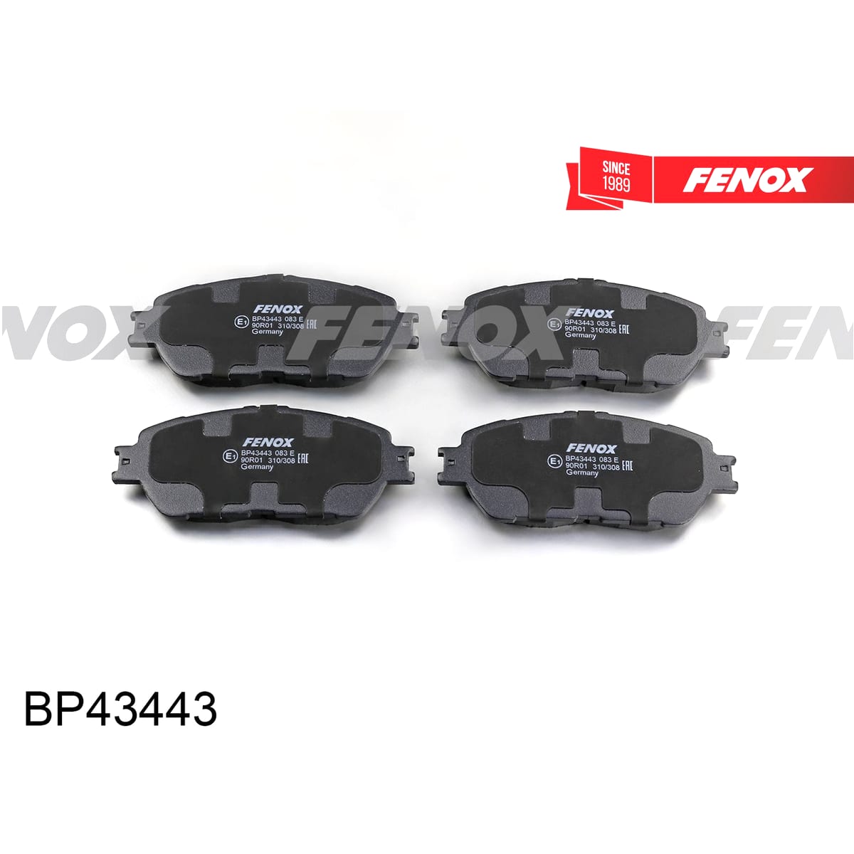 Деталь Колодки тормозные дисковые FENOX