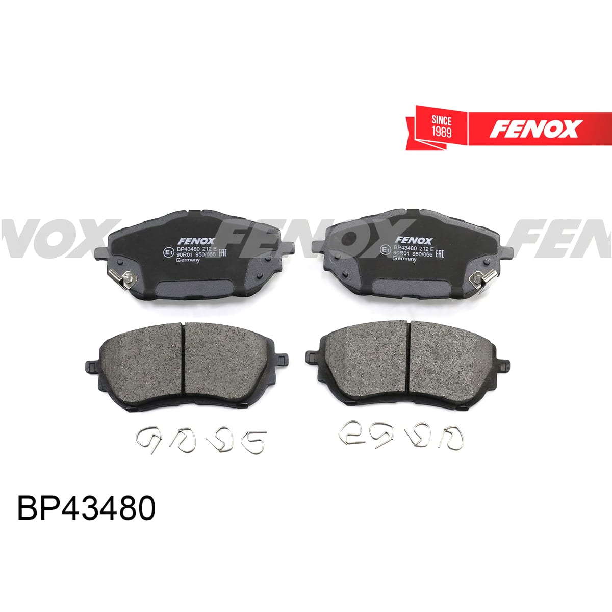 Деталь Колодки тормозные дисковые FENOX