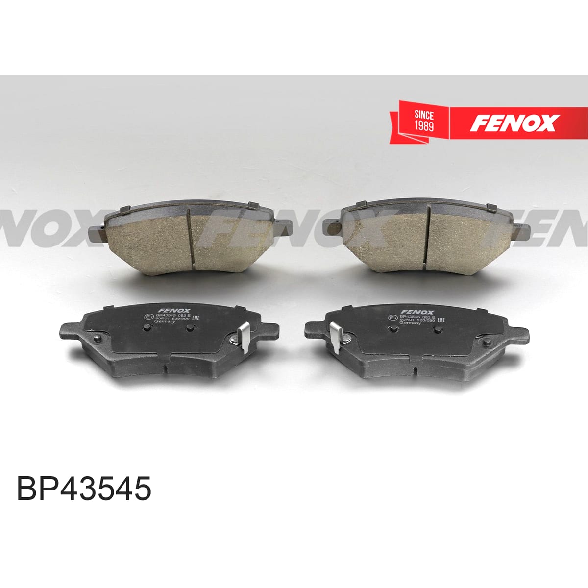 Деталь Колодки тормозные дисковые FENOX