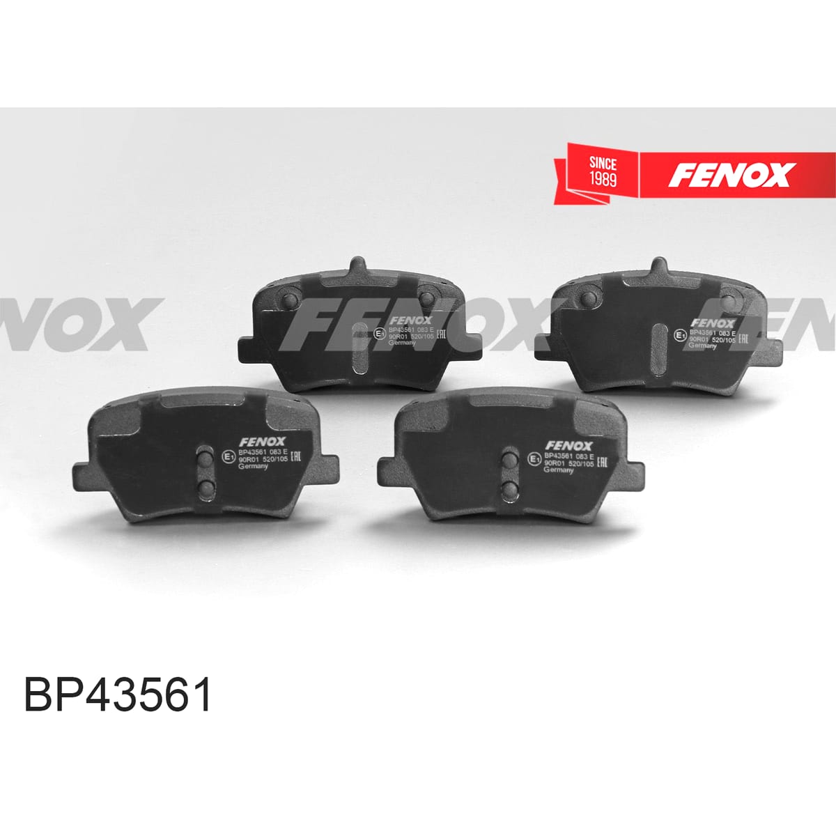 Деталь Колодки тормозные дисковые FENOX