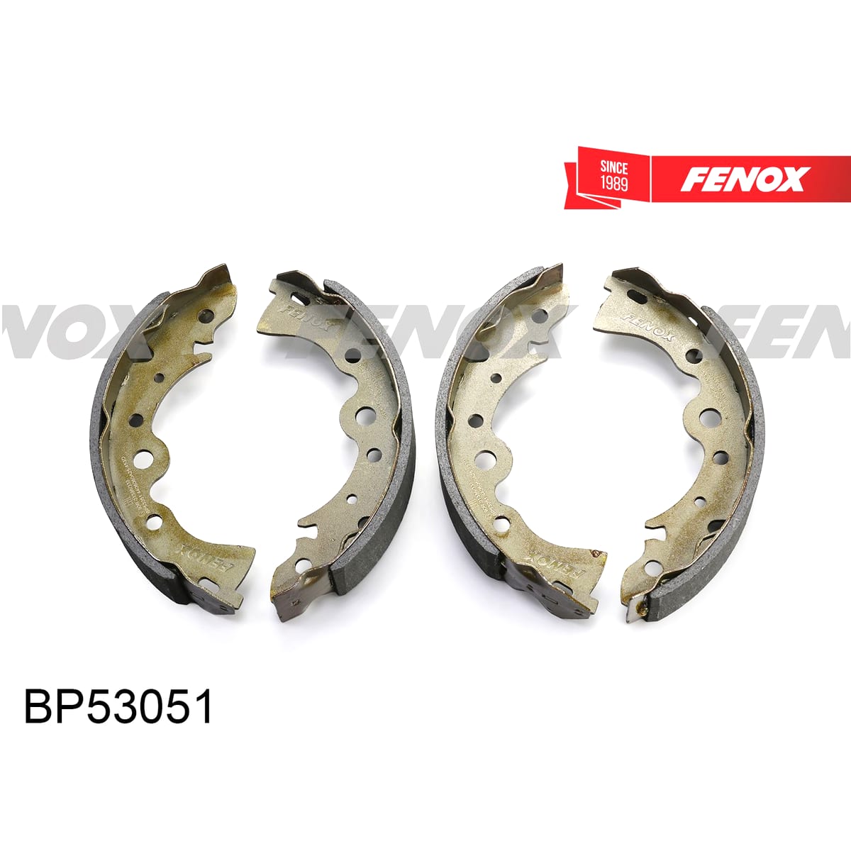 Деталь Колодки тормозные барабанные FENOX