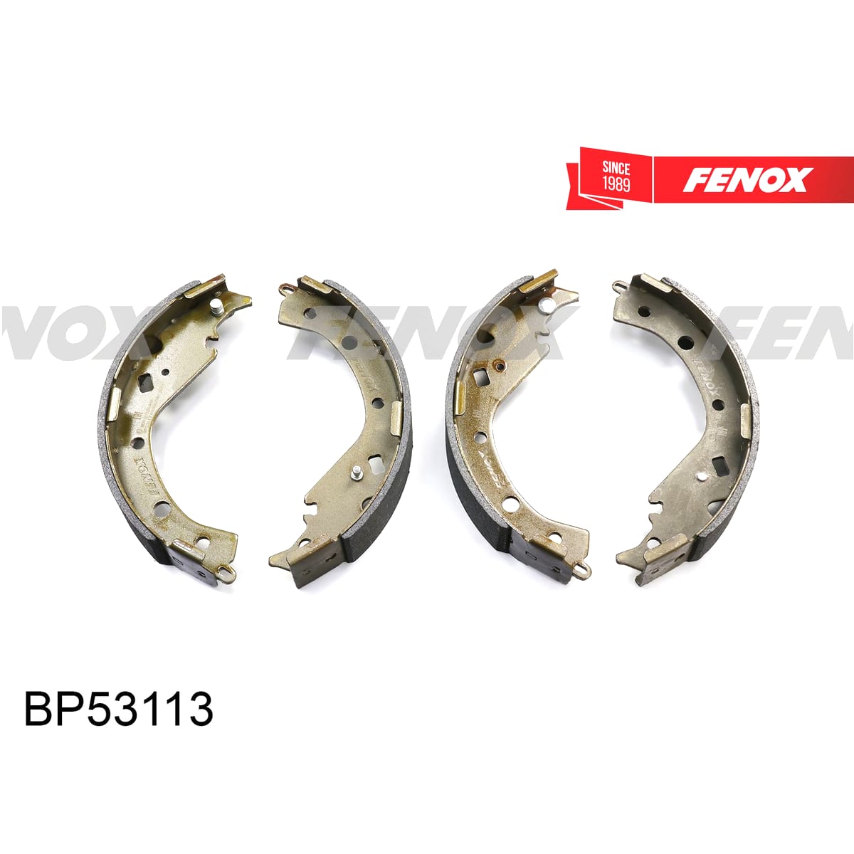 Деталь Колодки тормозные барабанные FENOX