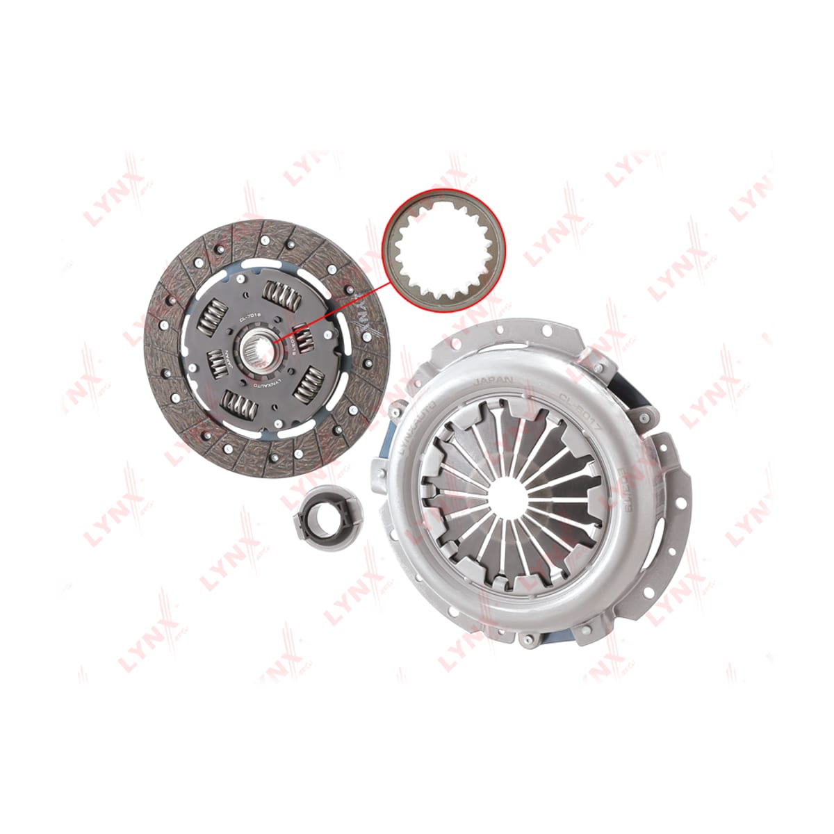Деталь Комплект сцепления (O 200 mm) LADA GRANTA 2190-92/KALINA 2192-94/LARGUS/VESTA LYNXAUTO