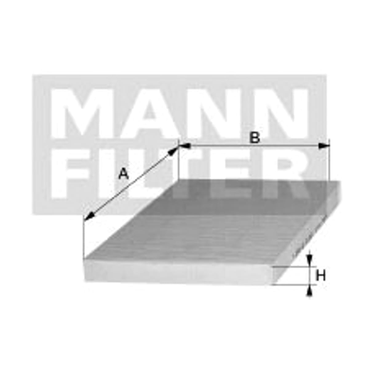 MANN Фильтр салона CU2145