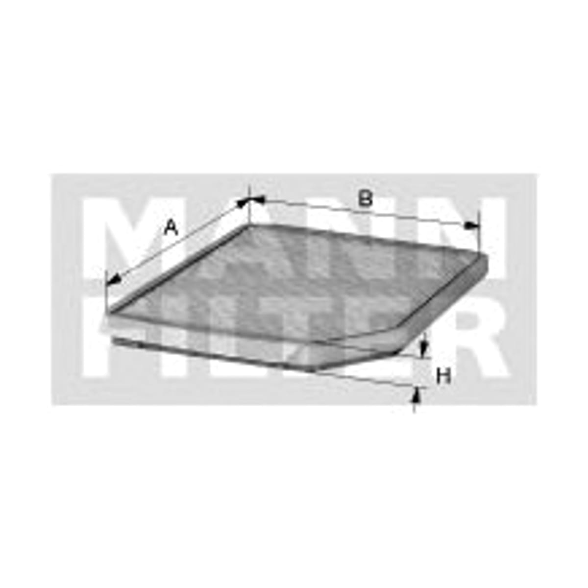 MANN Фильтр салона CU3040