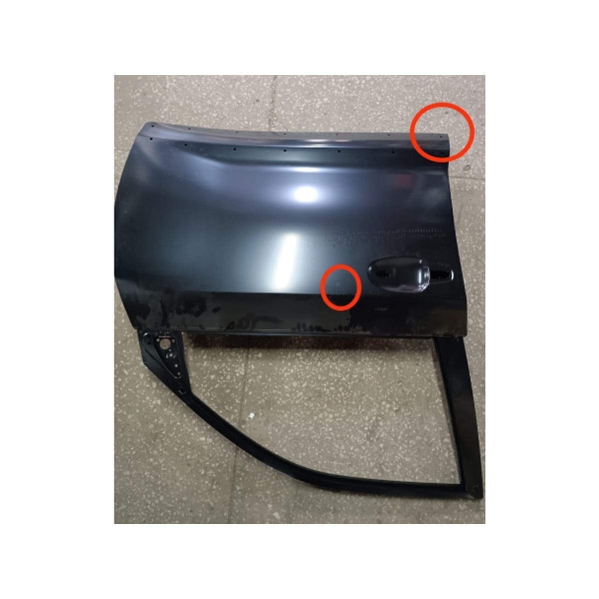 Деталь Дверь передняя Toyota Land Cruiser (J200) 12-15 (Справа/ с отверстием под молдинг) (уценка на 10%) TOYOTA