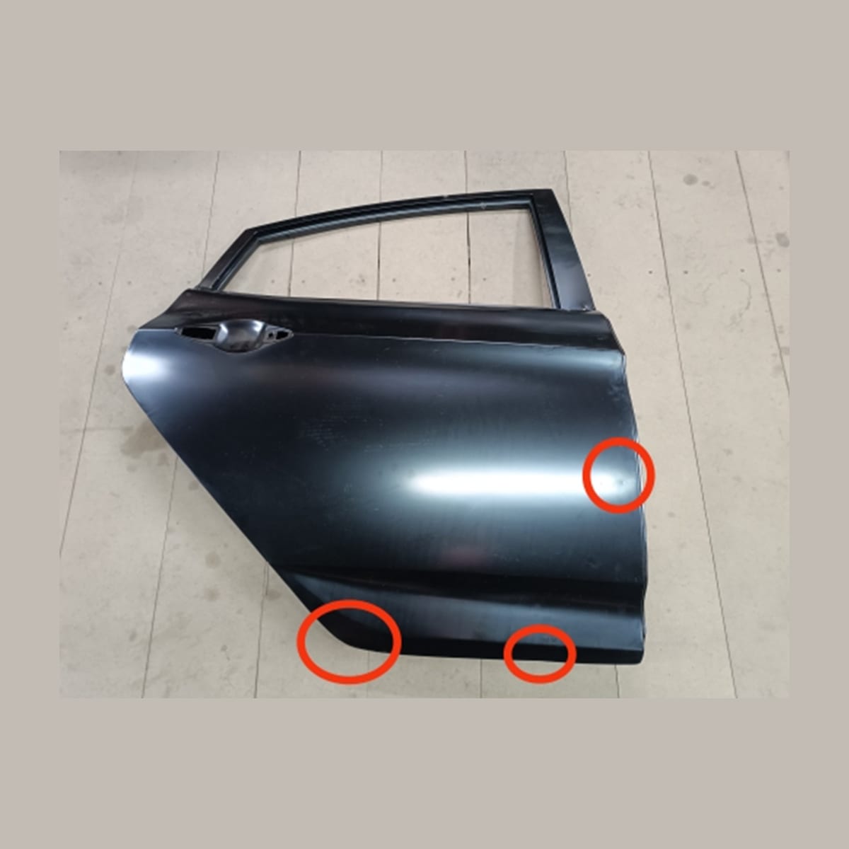 SAT Дверь задняя Hyundai Solaris 10-17 / Accent 11-17 (Справа/ 4D SED) (уценка на 25%)