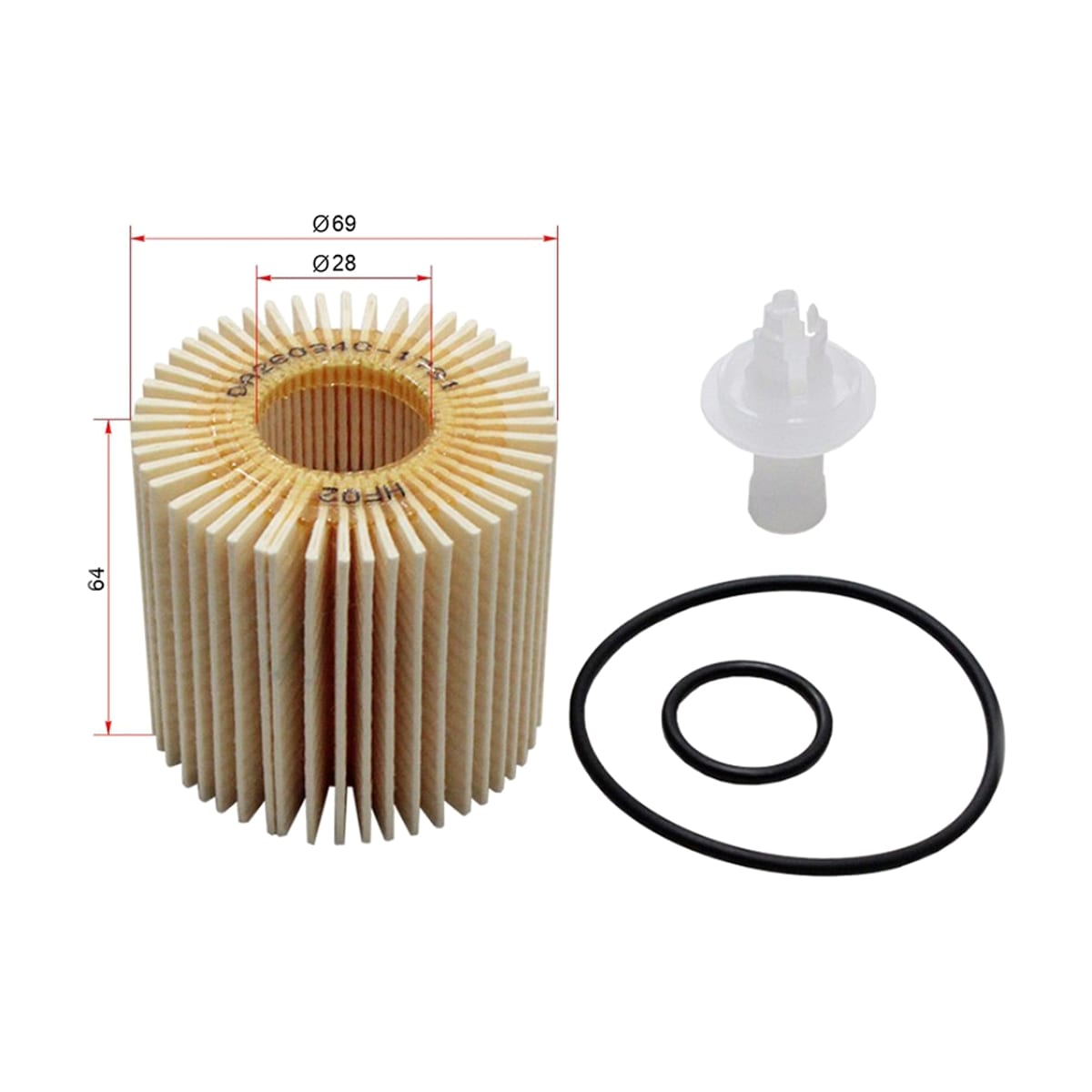 DENSO Фильтр масляный Lexus RX 08-22 / Toyota Camry 06-22 DA2603401730