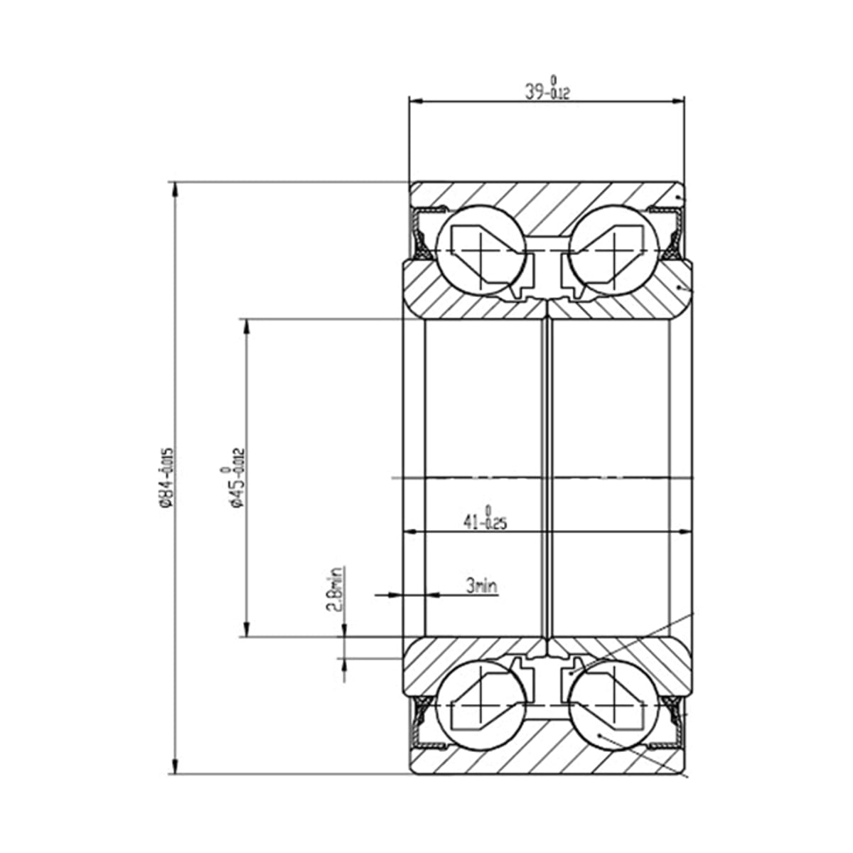 KOYO Подшипник передней ступицы Hyundai Sonata 04-07 / Accent 99-12