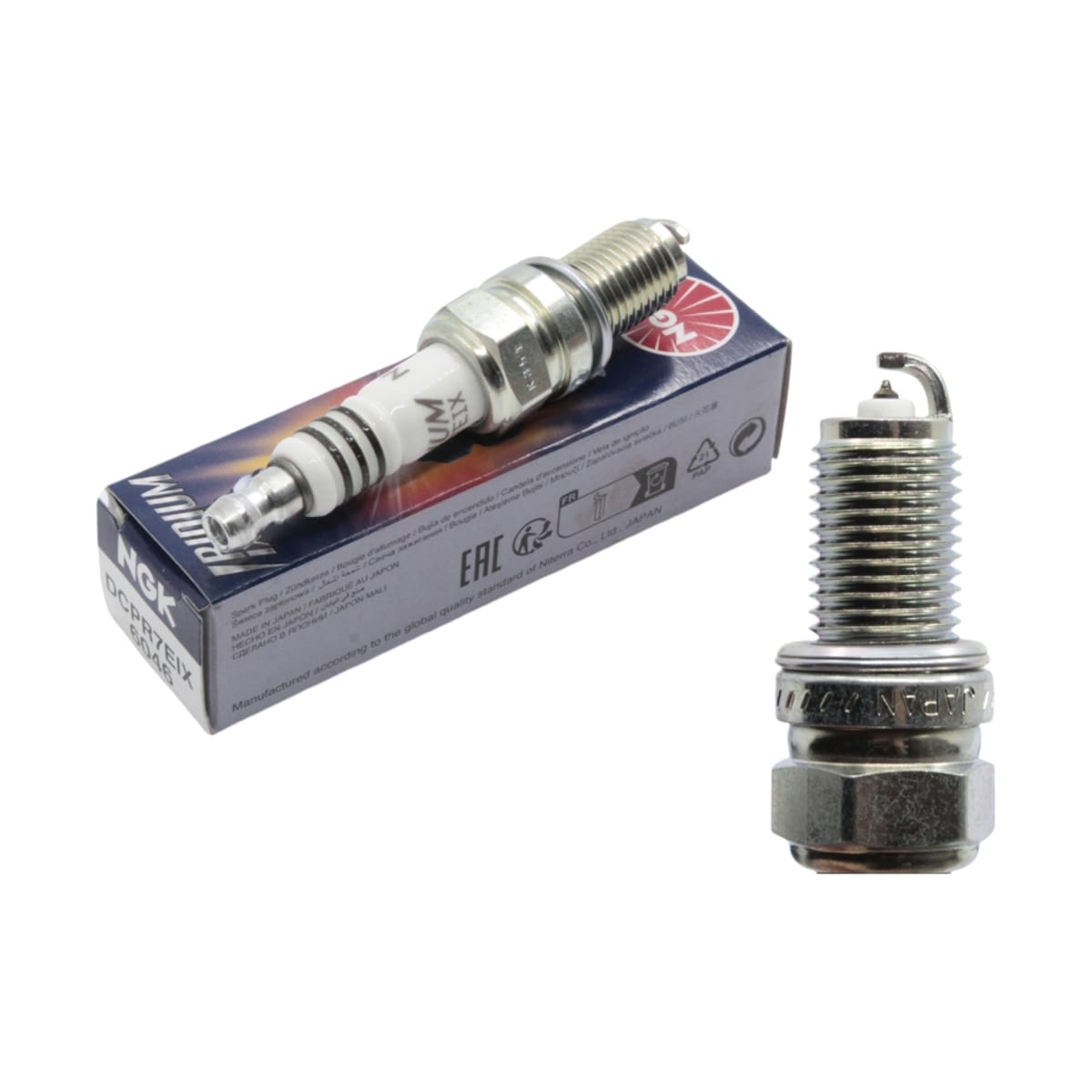 NGK Свеча зажигания Mitsubishi Pajero Mini 98-12 / Suzuki Alto 98-06 (4A30/4A30T/4A31/F10D/F10DN/K10A/K12A/3SZVE/B12D1/LMU/B15D2/AAAA) DCPR7EIX