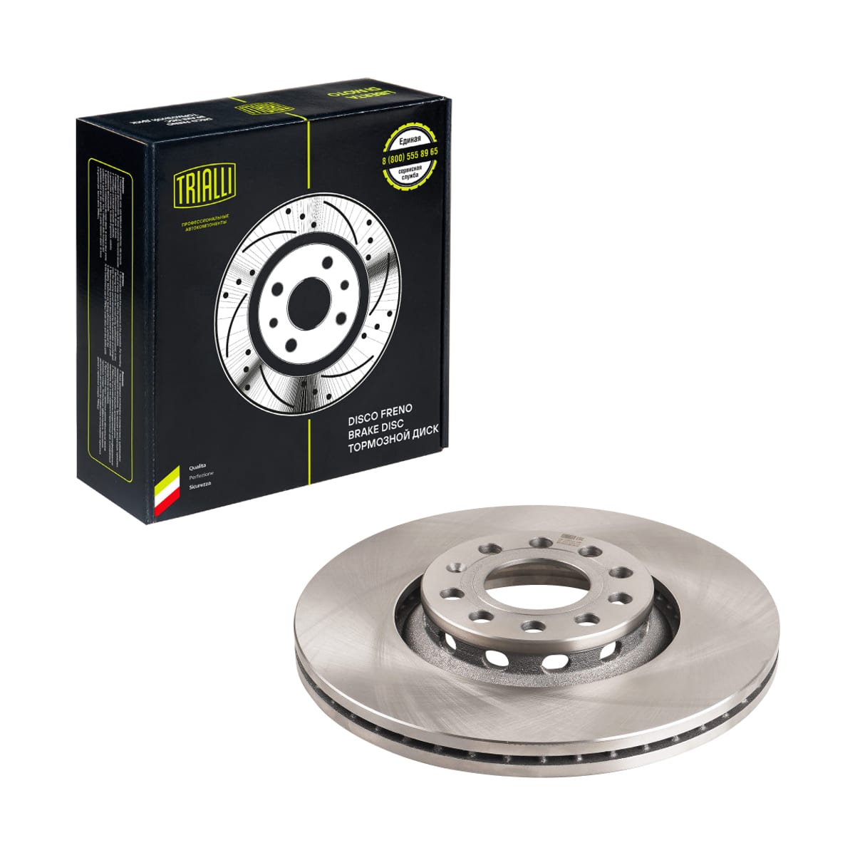 Деталь Диск торм. для а/м Audi A4 (00-)/A6 (97-)/VW Passat (96-) перед. d=312 TRIALLI