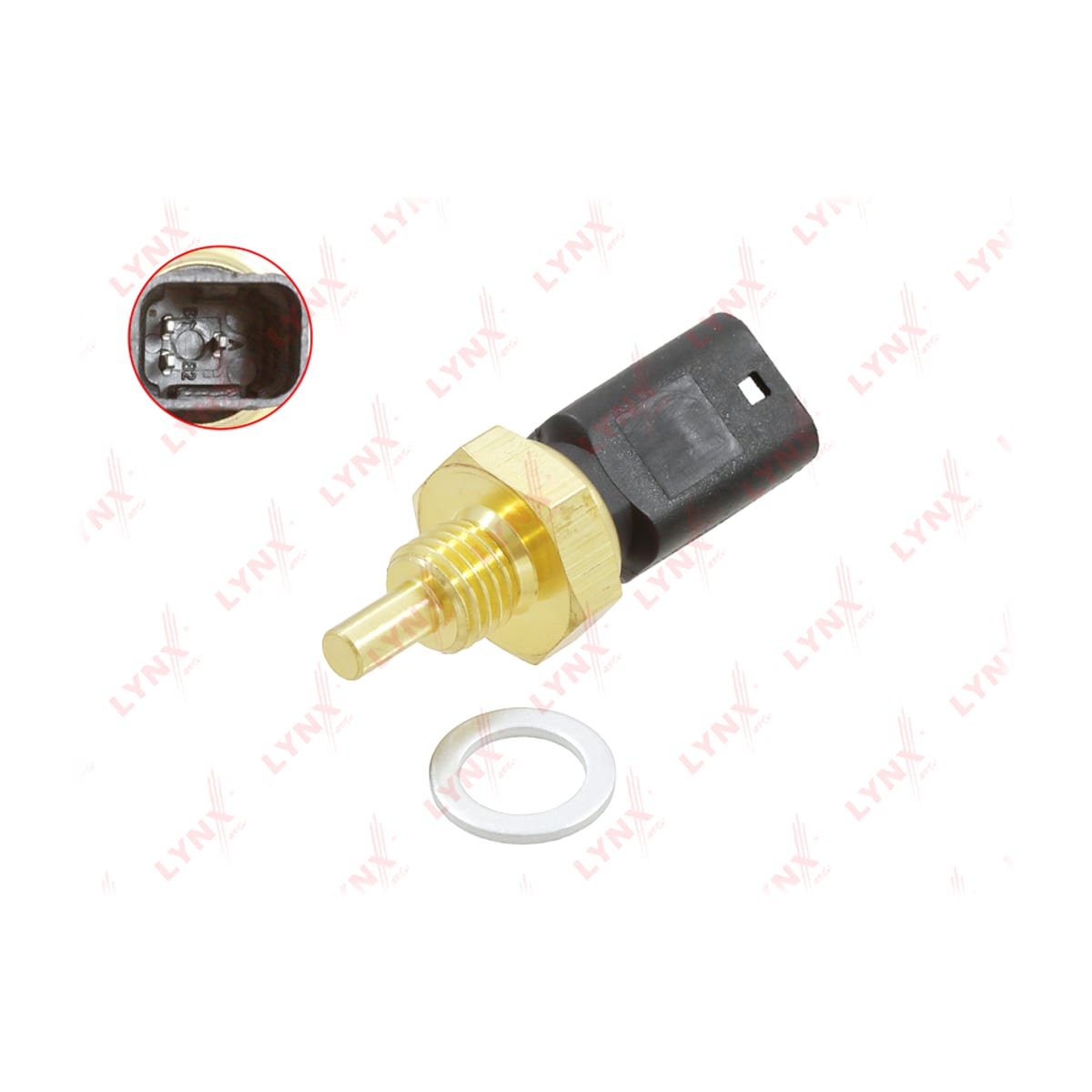 LYNXAUTO Датчик температуры охлаждающей жидкости LADA LARGUS