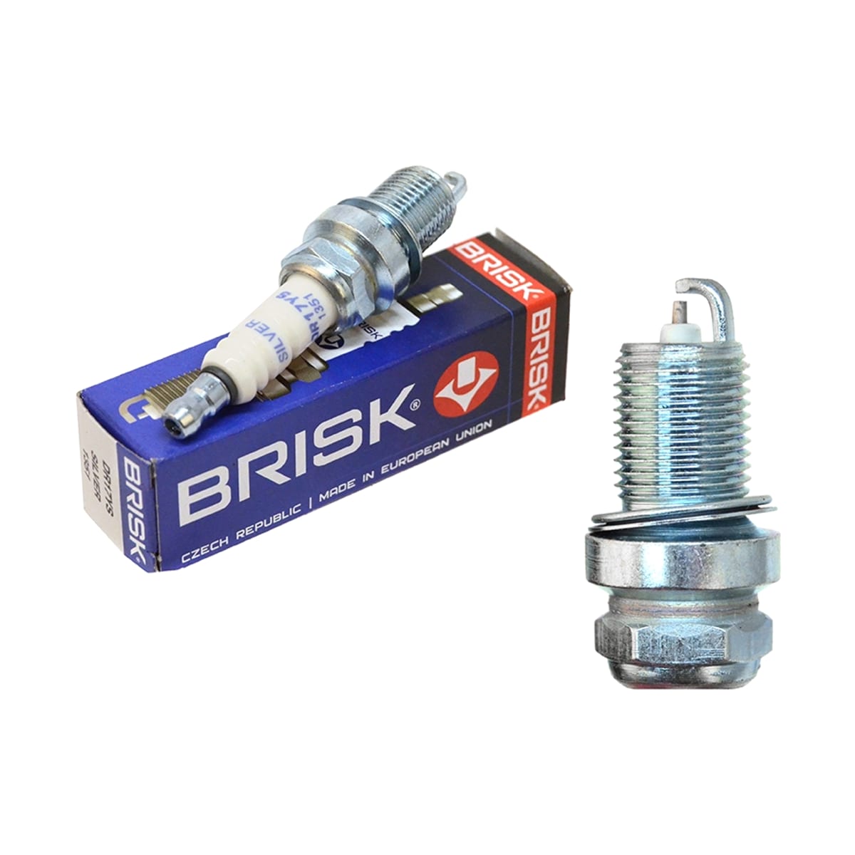 BRISK Свеча зажигания Kia Rio 05-11 / Hyundai Accent 94-11 (G4HE/G4EK/G4ER/G4ED/G4EE/4G64/4G93/EJ202/H27A) DR17YS