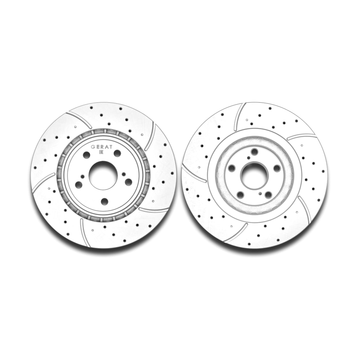 GERAT Диск тормозной () Platinum DSKF021P (перед прав/лев)