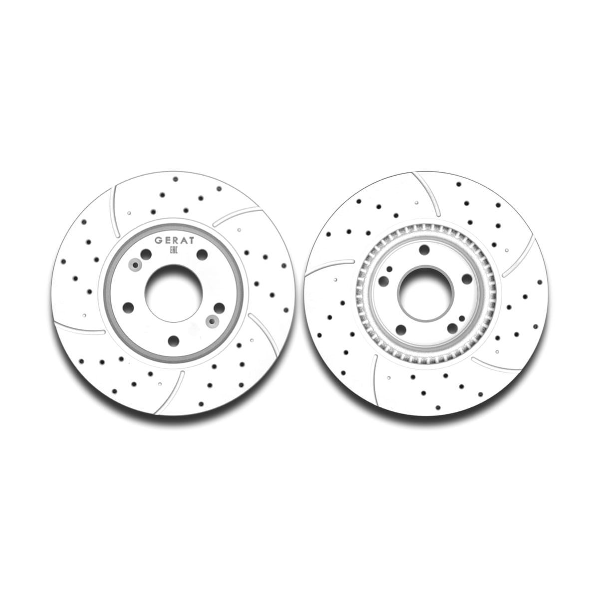 GERAT Диск тормозной () Platinum DSKF101P (перед прав/лев)
