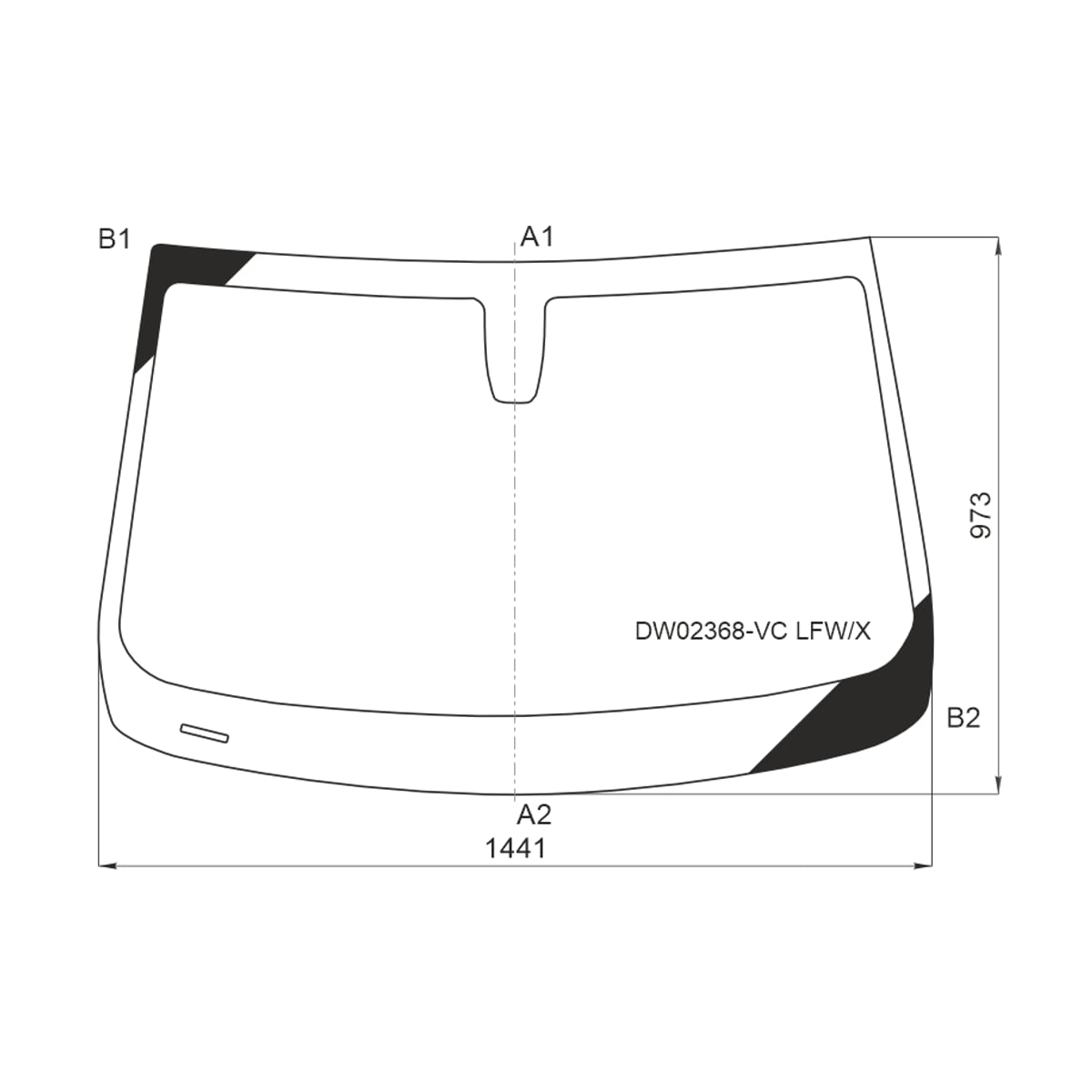 XYG Стекло лобовое Chevrolet Equinox 17- / GMC Terrain 17-23