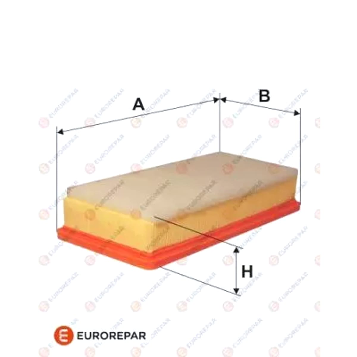 EUROREPAR Фильтр воздушный