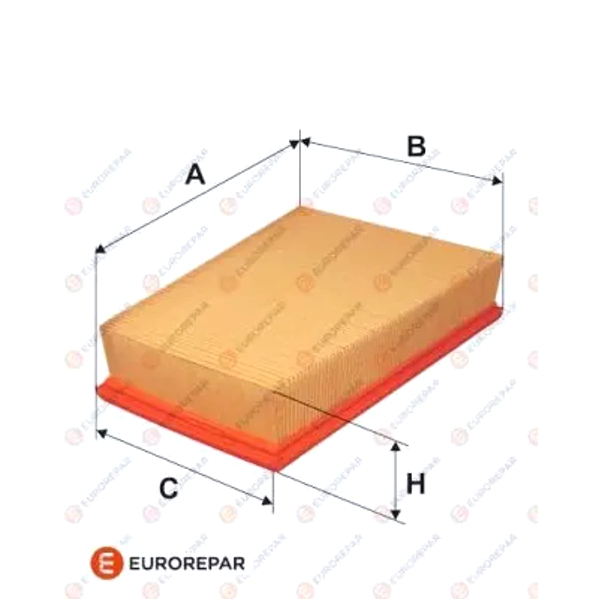 Деталь Фильтр воздушный EUROREPAR