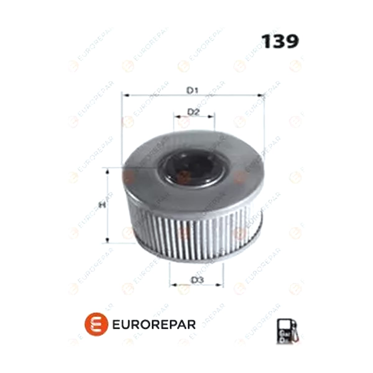 Деталь Фильтр топливный EUROREPAR
