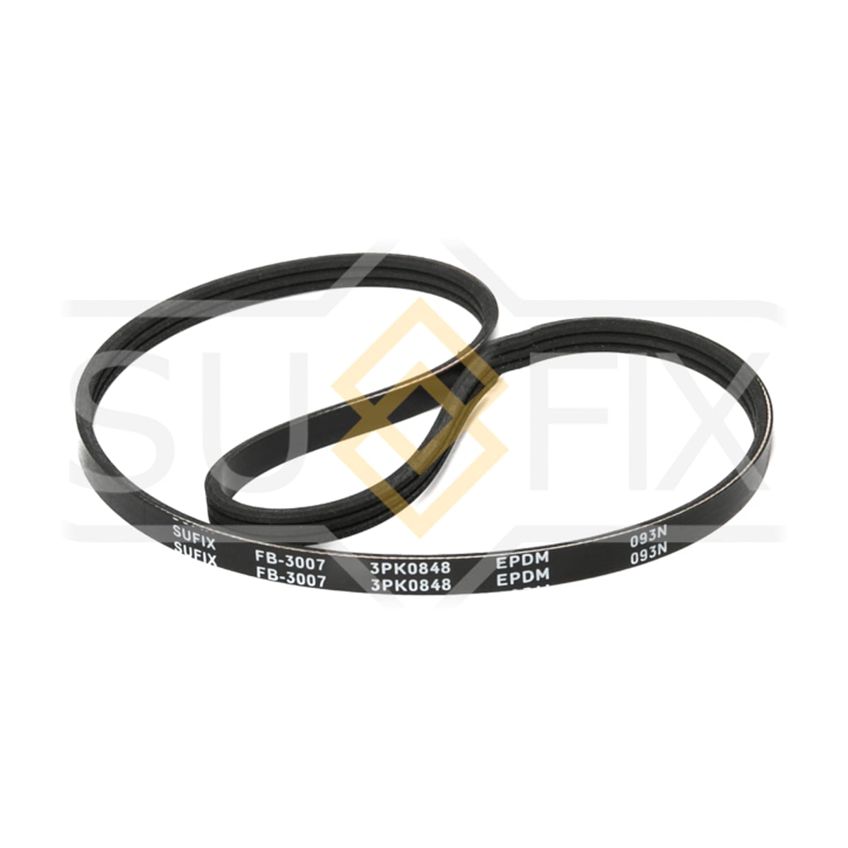 Деталь Ремень поликлиновой 3PK0848 SUFIX