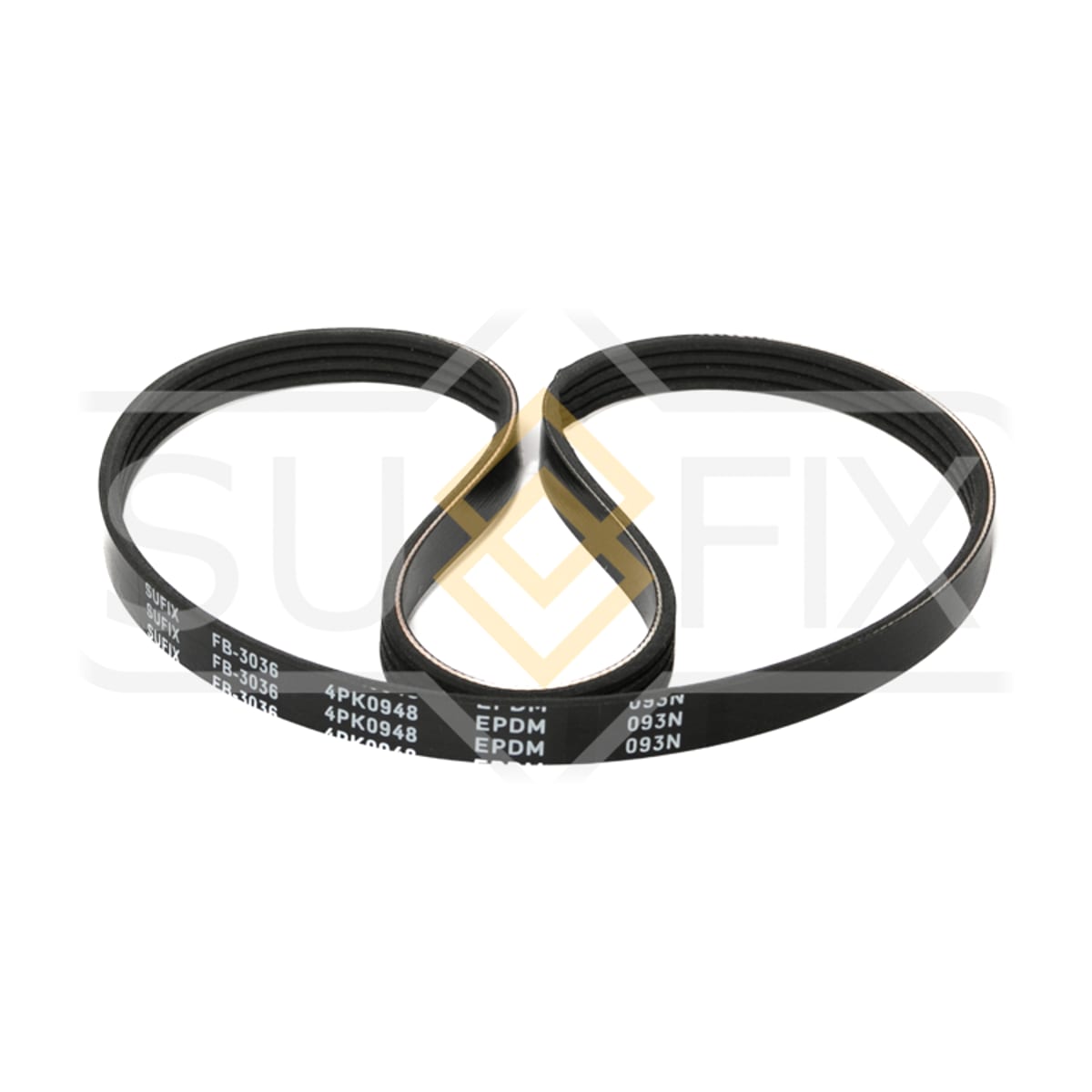 Деталь Ремень поликлиновой 4PK0948 SUFIX