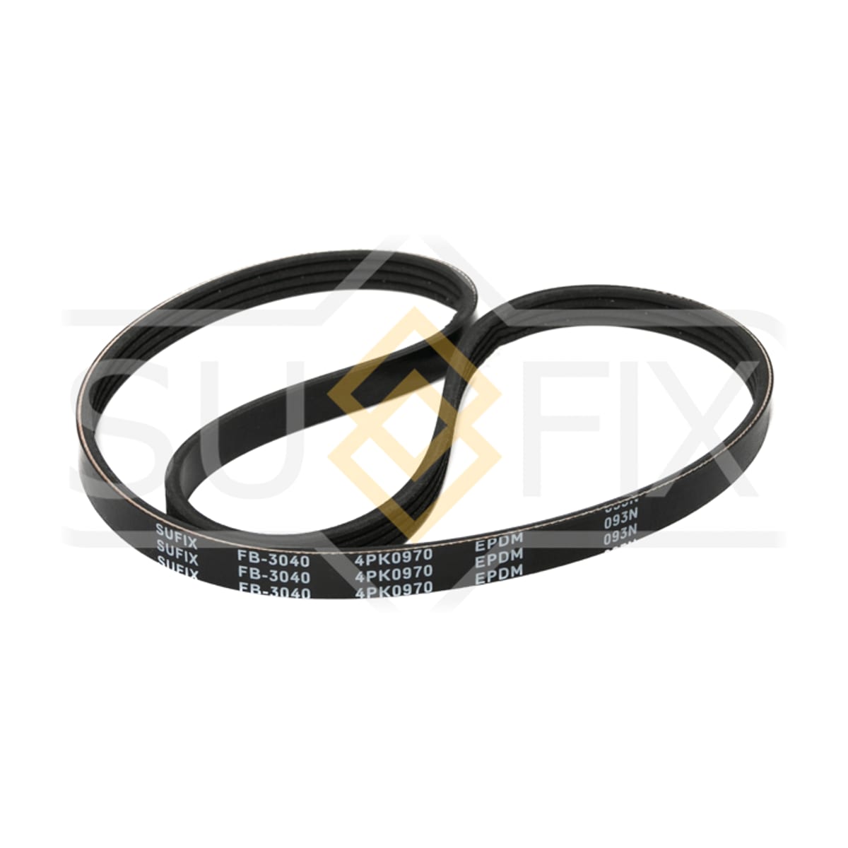 Деталь Ремень поликлиновой 4PK0970 SUFIX