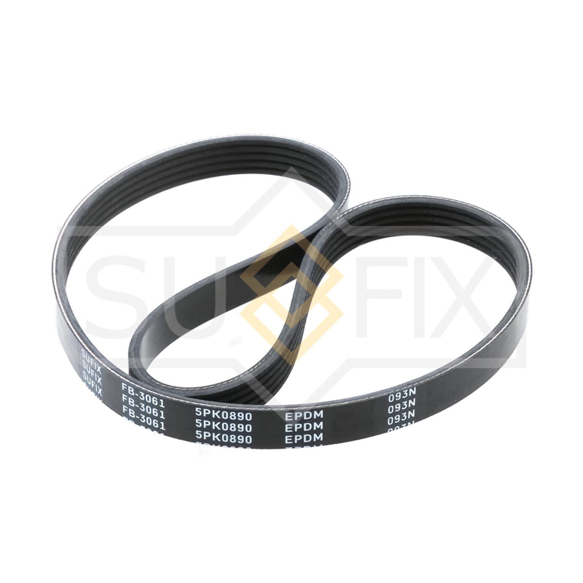 Деталь Ремень поликлиновой 5PK0890 SUFIX