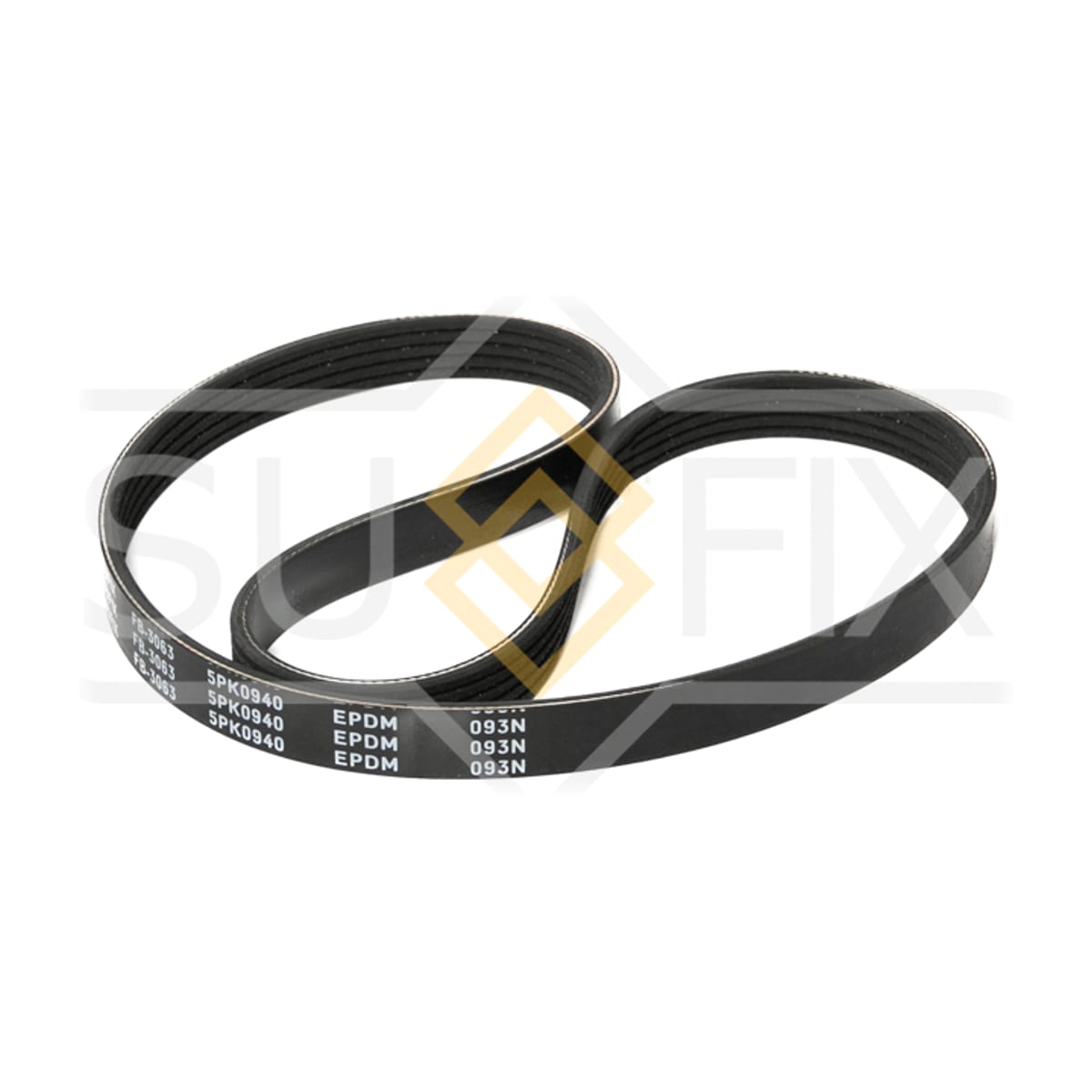 Деталь Ремень поликлиновой 5PK0940 SUFIX