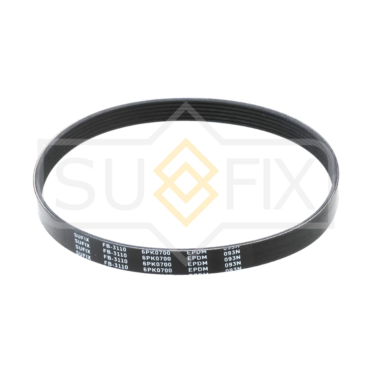 Деталь Ремень поликлиновой 6PK0700 LADA 2108-099/2110-12/2113-15/KALINA 1118-19 SUFIX