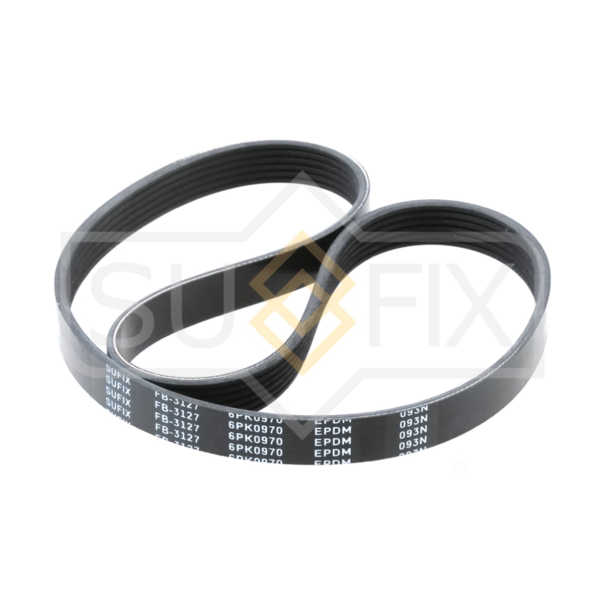 Деталь Ремень поликлиновой 6PK0970 SUFIX