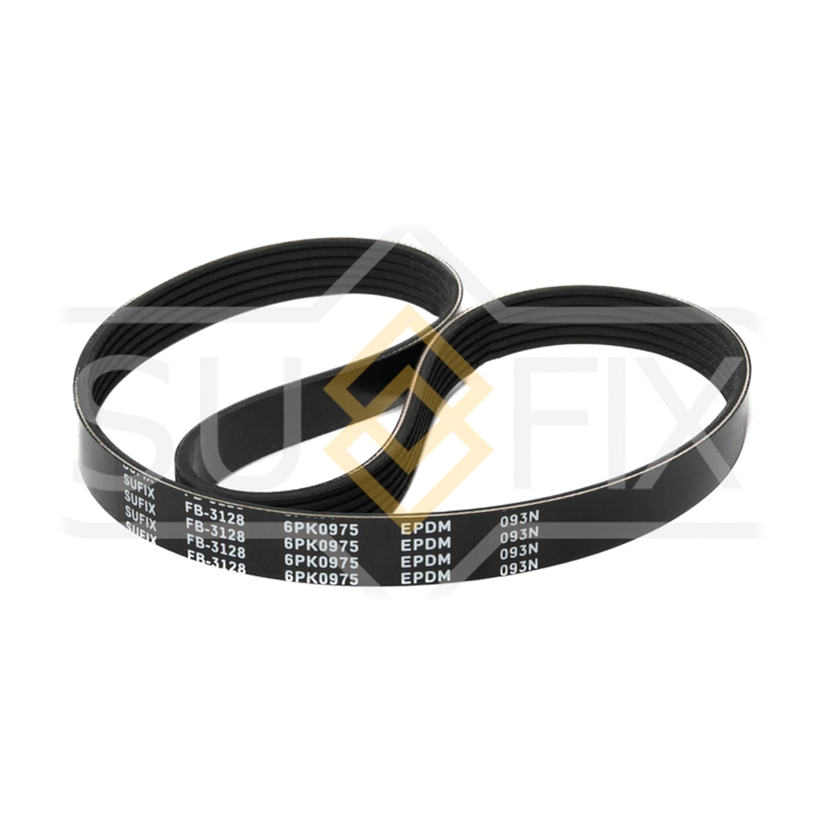 Деталь Ремень поликлиновой 6PK0975 SUFIX